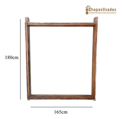 Ventana Paño Fijo Madera Antigua Cedro Cod.1060 Chapasusadas - comprar online