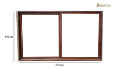 Ventana Corrediza De Madera Cedro Chapasusadas Cod.12053 - comprar online