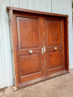 Puerta De Frente Ciega Madera Cedro Cod.12466 Chapasusadas - tienda online