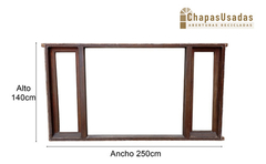 Ventanas Patagonia De Madera Cedro Cod.1068 Chapasusadas - comprar online