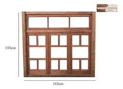 Ventana De Madera Cedro Con Marco Cod.11365 Chapasusadas - comprar online