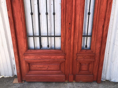 Puerta Frente De Madera Antigua Cedro Cod.11728 Chapasusadas - tienda online
