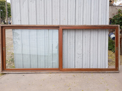 Ventana Corrediza De Madera Cedro Chapasusadas Cod.12056 - comprar online