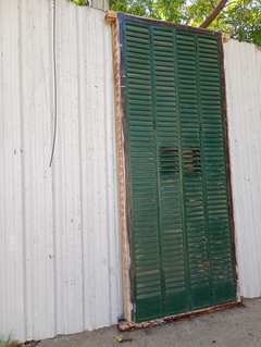 Imagen de Puertas De Madera Cedro Con Celosías Cod.12448 Chapasusadas