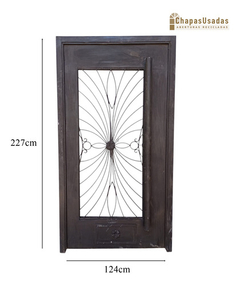 Puerta Frente De Carpintería Metálica Cod.12454 Chapasusadas - comprar online