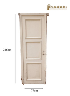 Puertas Tablero Madera Antigua Cedro Cod.12290 Chapasusadas - comprar online