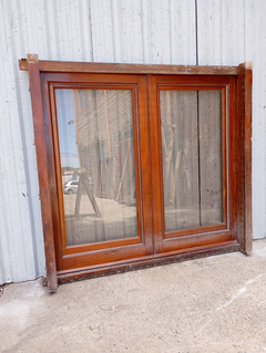 Ventana Antigua De Madera Cedro Cod.12351 Chapasusadas - tienda online