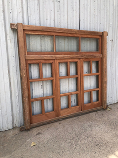 Ventana De Madera Cedro Con Marco Cod.11365 Chapasusadas - tienda online