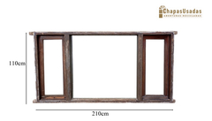 Ventanas De Madera Antigua Cedro Cod.1065 Chapasusadas - comprar online