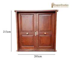 Puerta De Frente Ciega Madera Cedro Cod.12466 Chapasusadas - comprar online