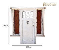 Puerta Frente Avión De Madera Cedro Cod.12361 Chapasusadas - comprar online