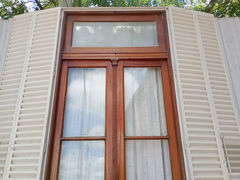 Puertas De Madera Cedro Con Celosías Cod.12472 Chapasusadas - chapasusadas