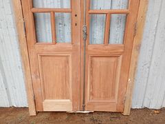 Puerta Griega De Madera Antigua Cedro Cod.12462 Chapasusadas