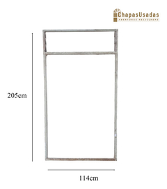 Antigua Ventana Paño Fijo De Hierro Cod.1019 Chapasusadas - comprar online