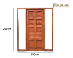 Puertas De Frente Madera Antigua Cod.11710 Chapasusadas - comprar online