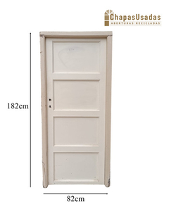 Puerta Tablero De Madera Antigua Cedro Cod.1072 Chapasusadas - comprar online