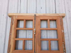 Ventana Griega Madera Antigua Cedro Cod.12376 Chapasusadas - comprar online