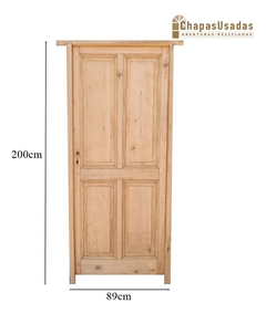 Puerta Tablero Madera Antigua Cod.11893 Chapasusadas - comprar online