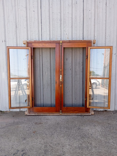 Ventana De Madera Antigua Cedro Cod.1059 Chapasusadas en internet