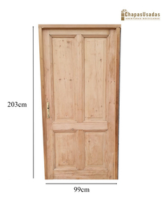 Puerta Tablero De Madera Antigua Cod.12153 Chapasusadas - comprar online