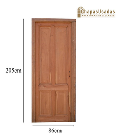 Puerta Tablero Madera Antigua Cedro Cod.12331 Chapasusadas - comprar online