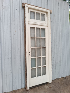 Imagen de Antigua Puerta Madera Cedro Con Marco Cod.11929 Chapasusadas