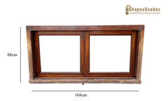 Ventanas Antiguas De Madera Cedro Cod.12390 Chapasusadas - comprar online