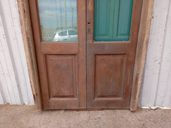 Puertas Balcón Madera Antigua Cedro Cod.12273 Chapasusadas - chapasusadas