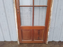 Puerta De Madera Cedro Vidriada Cod.11925 Chapasusadas - tienda online