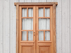 Puerta Griega De Madera Antigua Cedro Cod.12463 Chapasusadas - chapasusadas