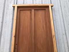 Puerta Tablero Madera Antigua Cedro Cod.11751 Chapasusadas - chapasusadas