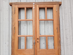 Puerta Griega De Madera Antigua Cedro Cod.12463 Chapasusadas - comprar online