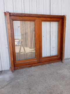 Ventana Antigua De Madera Cedro Cod.12350 Chapasusadas - tienda online