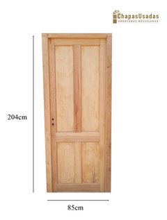 Puerta Tablero Madera Antigua Cod.12264 Chapasusadas - comprar online