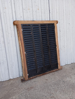 Imagen de Ventana De Madera Cedro Con Celosias Cod.12371 Chapasusadas