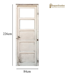 Puerta De Madera Antigua Cedro Cod.11986 Chapasusadas - comprar online