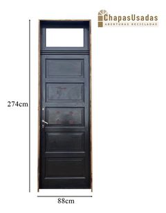 Puerta Tablero Madera Antigua Cedro Cod.12110 Chapasusadas - comprar online