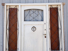 Puerta Frente Avión De Madera Cedro Cod.12361 Chapasusadas - chapasusadas