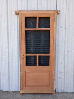 Imagen de Puertas De Madera Cedro Con Celosías Cod.12410 Chapasusadas