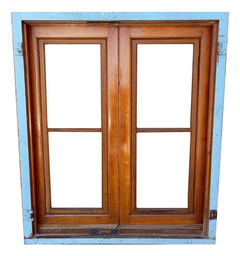 Ventana De Madera Antigua Cedro Cod.1059 Chapasusadas