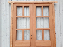 Puerta Griega De Madera Antigua Cedro Cod.12460 Chapasusadas - chapasusadas