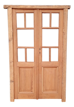 Puerta Griega De Madera Antigua Cedro Cod.12462 Chapasusadas