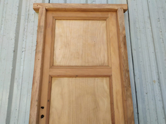 Puerta Tablero Madera Antigua Cedro Cod.11476 Chapasusadas - tienda online