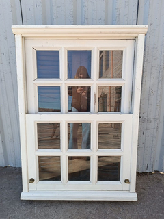 Ventana De Madera Cedro Con Celosias Cod.11882 Chapasusadas