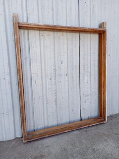 Ventana Paño Fijo Madera Antigua Cedro Cod.1060 Chapasusadas - tienda online