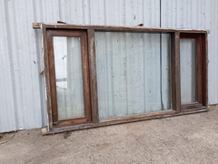 Ventanas De Madera Antigua Cedro Cod.1065 Chapasusadas - tienda online