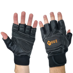 Guantes cuero Fitness leather gloves quzz - k2extreme
