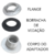 Adaptador Flange Para Caixa D Agua de Ferro Galvanizado 1.1/2 - loja online