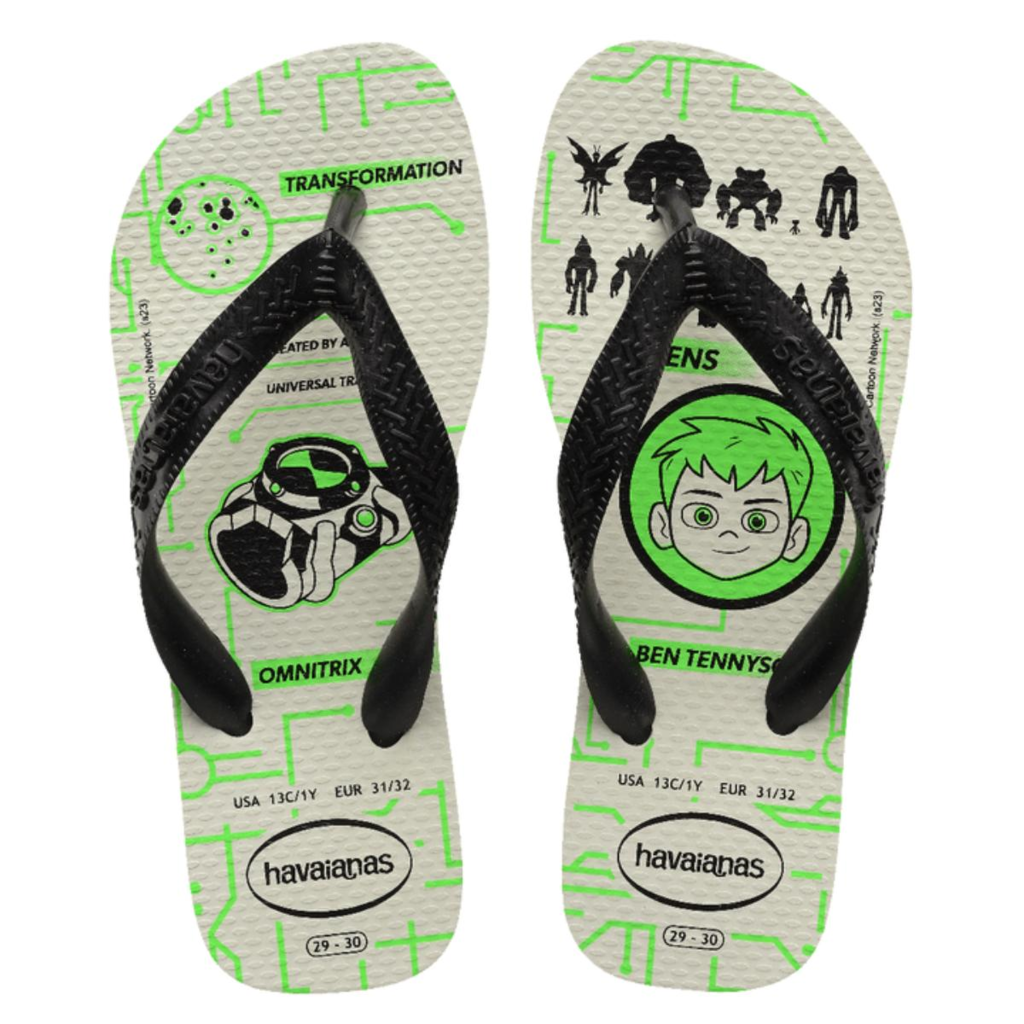 CHINELO INFANTIL HAVAIANAS KIDS BEN 10 FC ORIGINAL