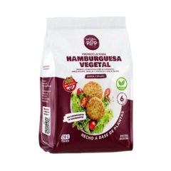 NATURAL POP - PREMEZCLA PARA HAMBURGUESA VEGETAL LIBRE DE GLUTEN